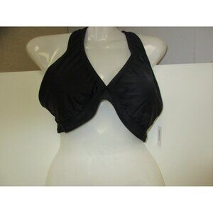 Adore Me  Women's Style# SW09799 Swim Top Black Size 0X New !!!